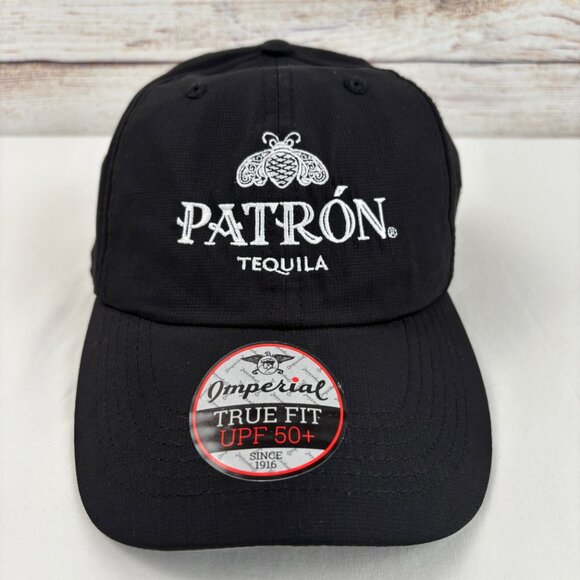 Patron Tequila Sergio Perez Imperial Hat True Fit Adjustable Black - Picture 2 of 7